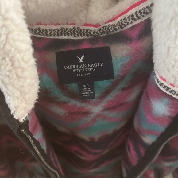 American Rag Multicolor Geometric Fleece Jacket - Picture 2 of 4